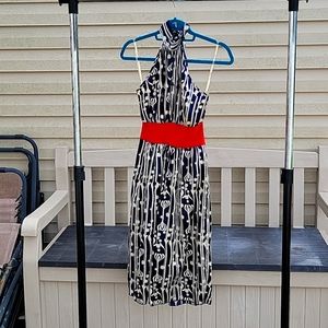 Halter Printed Dress Size Small